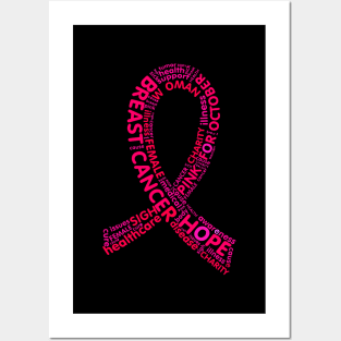 'Breast Cancer Sign' Cancer Awareness Shirt Posters and Art